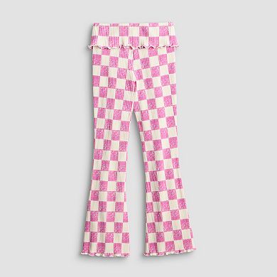 Girls 4-8 Grayson Threads Kids The Label Checkered Flare Leggings