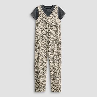 Girls 4-8 Grayson Threads Kids The Label 2 pc T-Shirt & Leopard Jumpsuit Set
