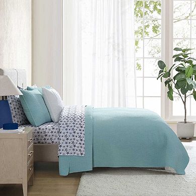 Nautica Seashore Stitch Quilt Set