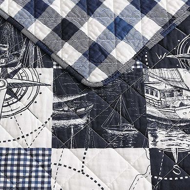 Nautica Sailors Patchwork Quilt Set