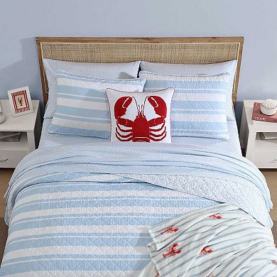 Nautica Seafront Stripe Quilt Set