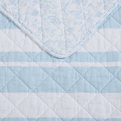 Nautica Seafront Stripe Quilt Set
