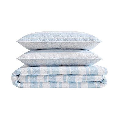 Nautica Seafront Stripe Quilt Set
