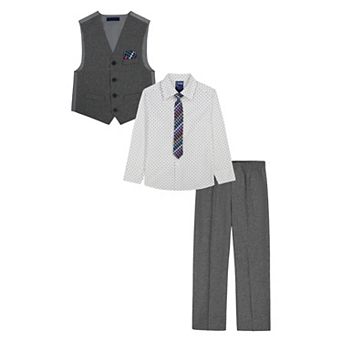 Toddler Boy Van Heusen 3 pc Vest, Shirt & Pants Set