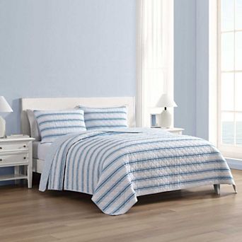 Nautica Tim Stripe Quilt Set