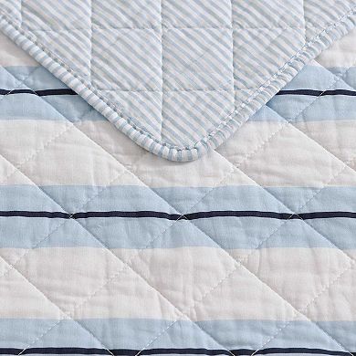 Nautica Tim Stripe Quilt Set