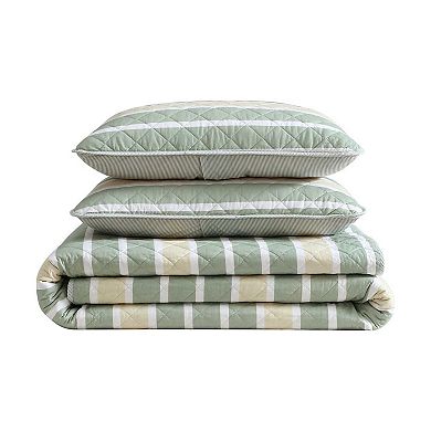 Nautica Varadero Stripe Quilt Set with Shams