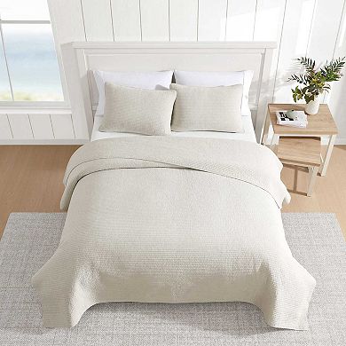Nautica Seashore Stitch Quilt Set