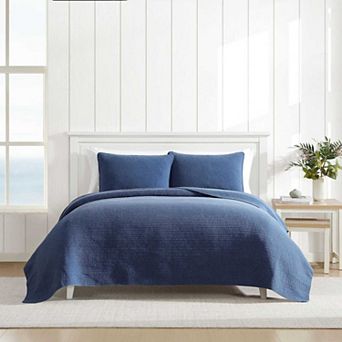 Nautica Seashore Stitch Quilt Set