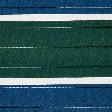 Nautica Knots Cove Striped Quilt Set