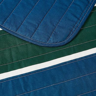 Nautica Knots Cove Striped Quilt Set
