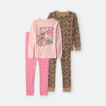 Girls 4-10 Carter's 4 pc Pajama Top & Pajama Bottoms Set