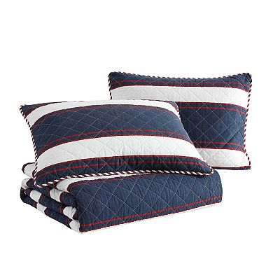 Nautica Striped Quilt Set