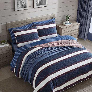 Nautica Striped Quilt Set