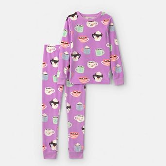 Girls 4-10 Carter's 2 pc DreamPlush Pajama Top & Pajama Bottoms Set