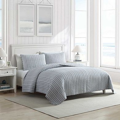 Nautica Coleridge Striped Quilt Set