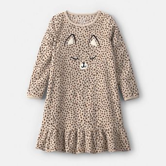 Girls 4-10 Carter's Fleece Loose Fit Nightgown