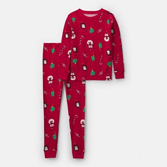 Kids 4-14 Carter’s 2 pc Holiday Pajama Top & Pajama Bottoms Set