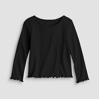Toddler & Girls 6-12 Jumping Beans® Sensory Adaptive Long Sleeve Rib Top
