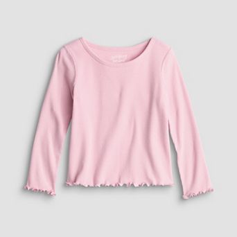 Toddler & Girls 6-12 Jumping Beans® Sensory Adaptive Long Sleeve Rib Top