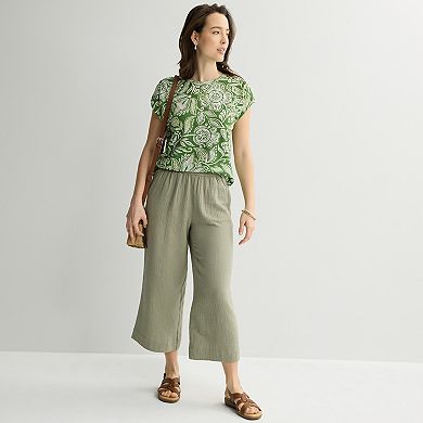 Women's Croft & Barrow Extended Shoulder Top
