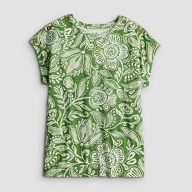 Women's Croft & Barrow Extended Shoulder Top