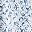 Cyan Washed Floral