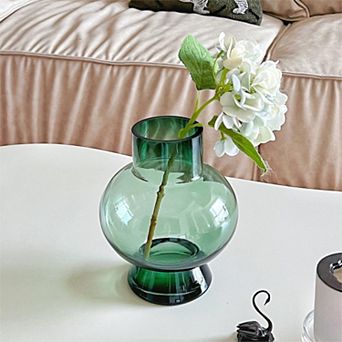 ELEGANT CIRCULAR FISHBOWL DESIGN FLOWER VASE