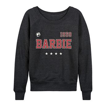 Women's Barbie Americana French Terry Long Sleeve Tee