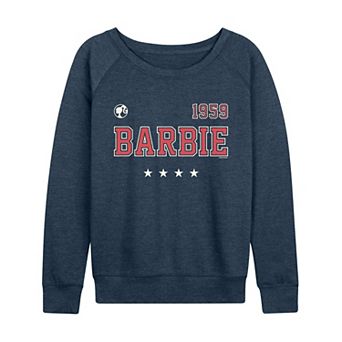 Women's Barbie Americana French Terry Long Sleeve Tee