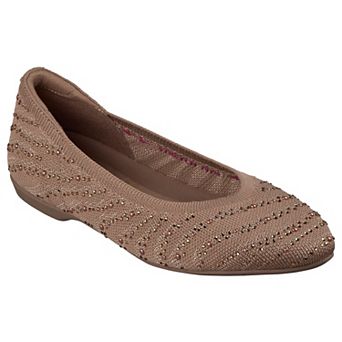 Skechers® Cleo Luxe Spark Women's Slip-On Round Toe Flats