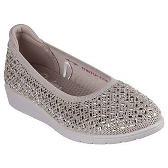 Skechers Cleo® Flex Women's Wedge Slip-On Glam Flats