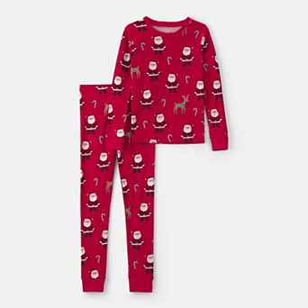 Boys 4-14 Carter's 2 pc Christmas Holiday Pajama Top & Pajama Bottoms Set