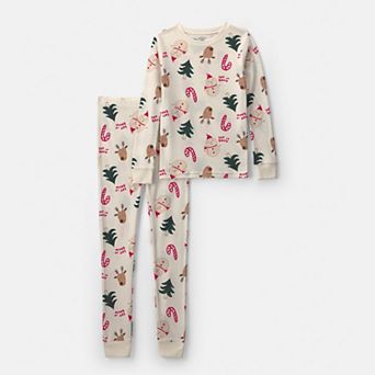 Boys 4-14 Carter's 2 pc Christmas Holiday Pajama Top & Pajama Bottoms Set
