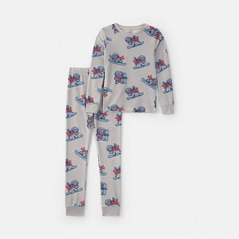 Boys 4-14 Carter’s 2 pc Allover Print Pajama Top & Pajama Bottoms Set