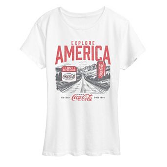 Women's Coca-Cola Explore America Distressed Graphic Tee