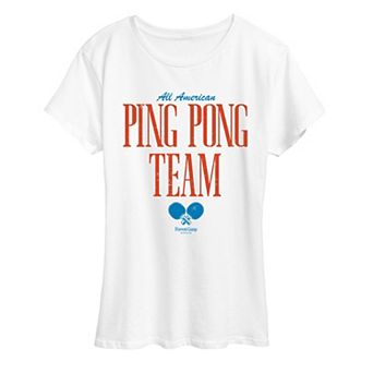 Women's Forrest Gump All American Ping Pong Team Graphic Tee