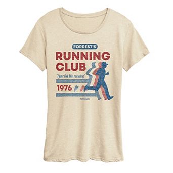 Women's Forrest Gump Running Club 1976 Americana Graphic Tee