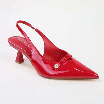 Caris Patent Slingback Pump