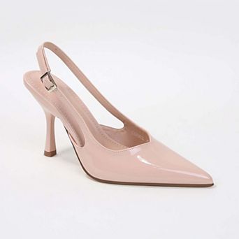 Carmel Patent Slingback Heels