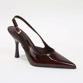 Carmel Patent Slingback Heels