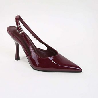 Carmel Patent Slingback Heels