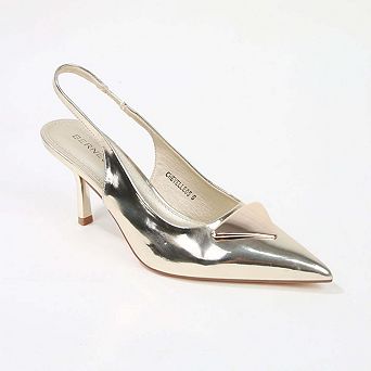 Chevelle Slingback Pump with Metallic Accent