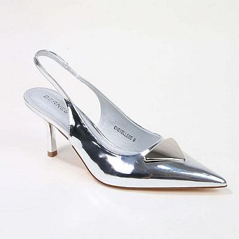 Chevelle Slingback Pump with Metallic Accent