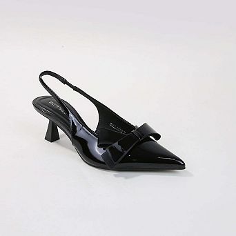 Calliope Patent Slingback Kitten Heels