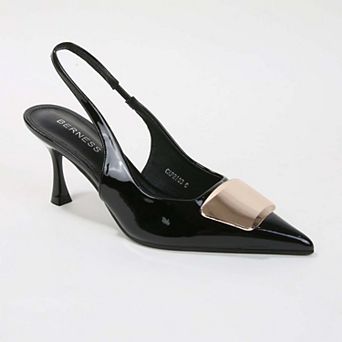 Capri Slingback with Metal Accent