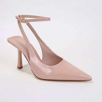 Carmia Crisscross Ankle Strap Stiletto Heels