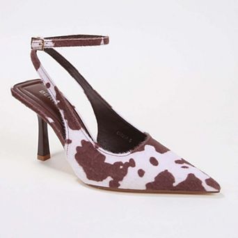 Carmia Crisscross Ankle Strap Stiletto Heels