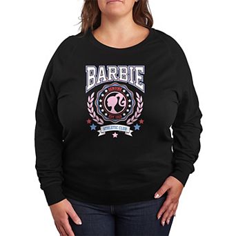 Plus Size Barbie Athletic Club Americana French Terry Long Sleeve Tee