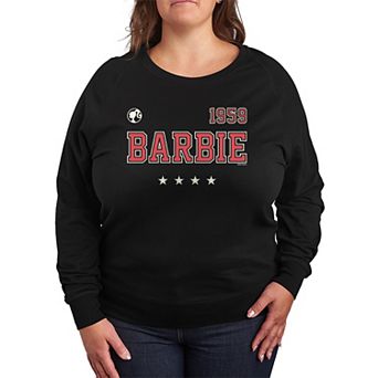 Plus Size Barbie Americana Jersey French Terry Long Sleeve Tee